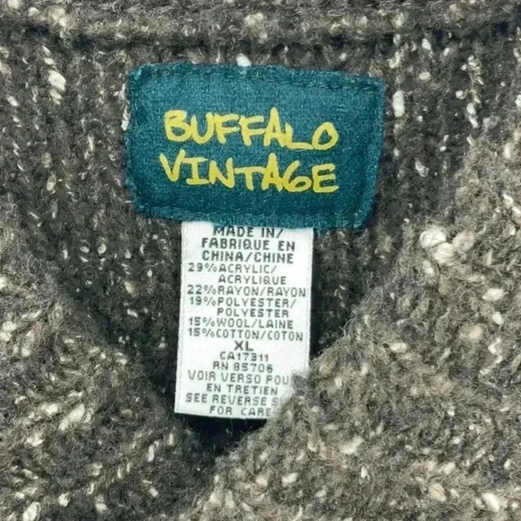 BUFFALO VINTAGE  SWEATER - Picture 2 of 4
